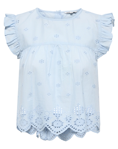 Only - ONLSilla Frill Top - Cashmere Blue